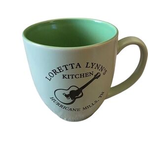Loretta Lynn's Kitchen Hurricane Mills Green Coffee Mug New With Tags